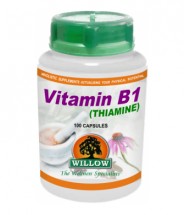 Vitamin B1 (Thiamine) - 100 Capsules