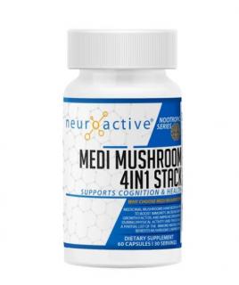 Medi Mushroom 4 in 1 Stack - 60 Capsules