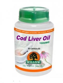 Cod Liver Oil 1000mg - 30 Softgels