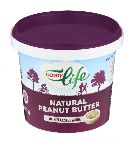 Natural Peanut Butter with Flax Chia 500 g