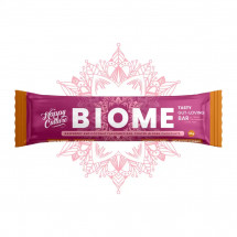 Biome Bar, Raspberry Coconut flavored chocolate covered bar 50g