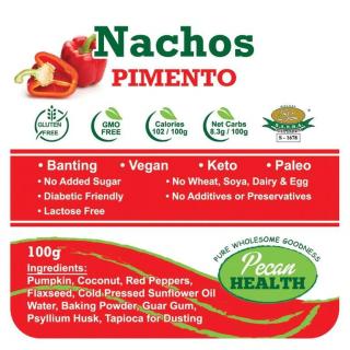 Pecan Nachos Pimento 100g