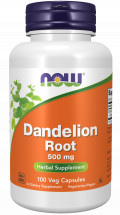 Dandelion Root 500 mg - 100 Veg Capsules
