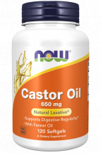 Castor Oil 650mg - 120 Softgels