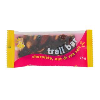Trail Bar Chocolate Nuts Sea Salt 25g x 12