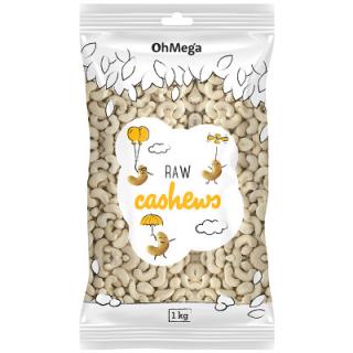 Ohmega Raw Cashews 1kg