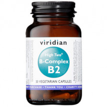 HIGH TWO Vitamin B2 w/ B-Complex Veg Caps  - 30