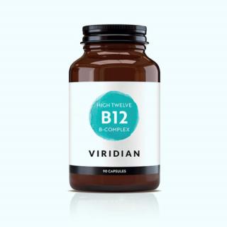 HIGH TWELVE Vitamin B12 w/ B-Complex – 90 Veg Caps